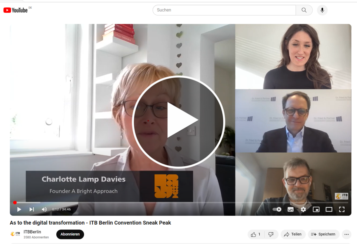 Videocast-Beitrag Digitale Transfomation ITB Berlin