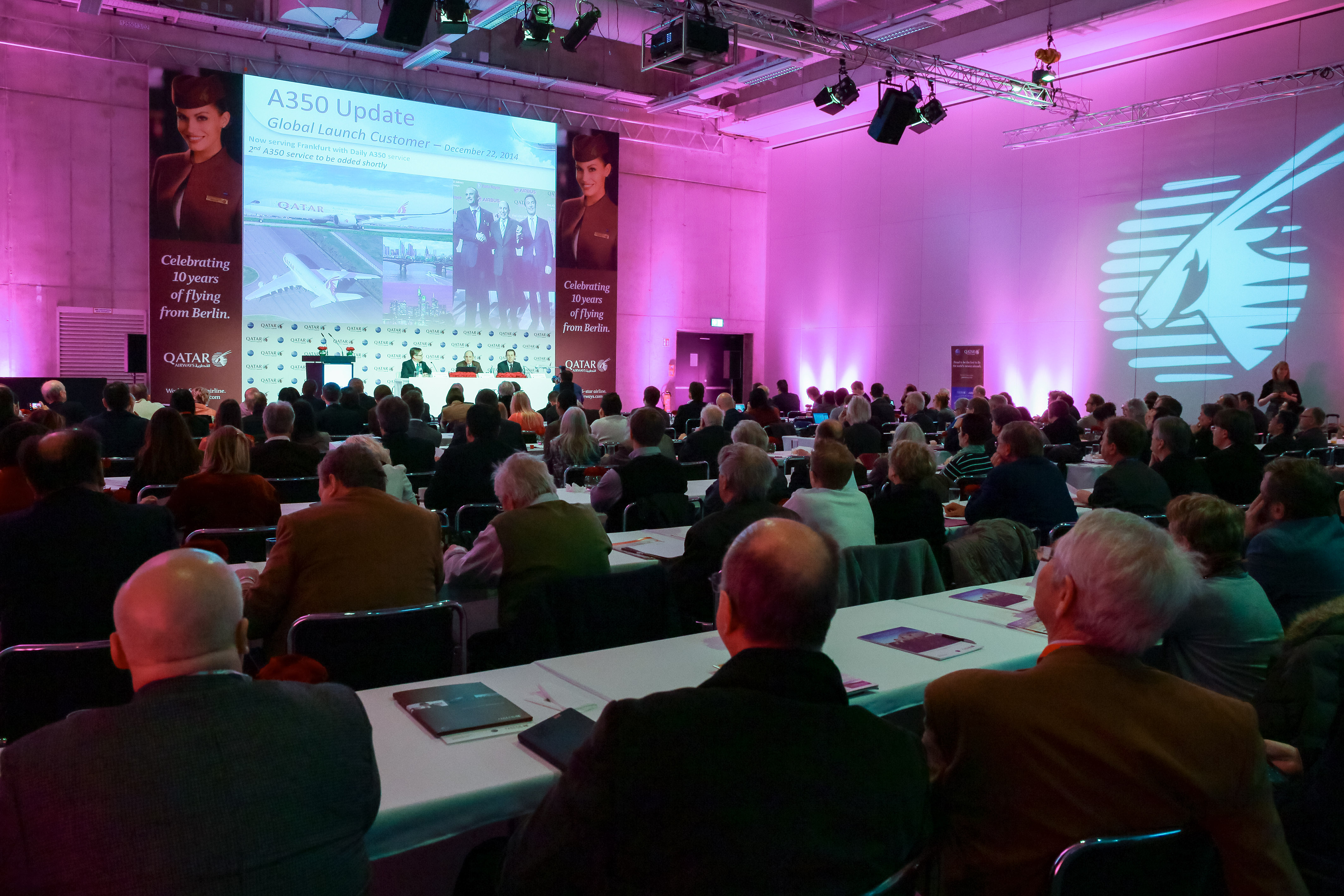 Der A-Saal im CityCube Der A-Saal im CityCube