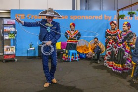 Indoor advertising Messe Berlin 