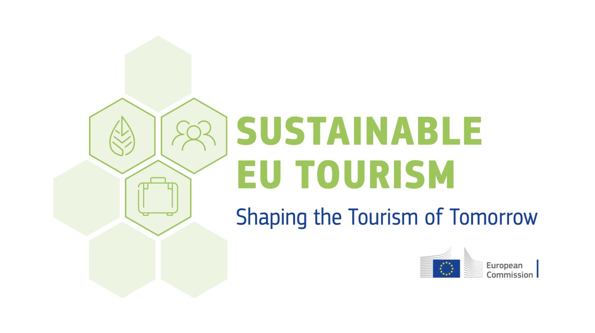 A graphic entitled ‘Sustainable EU Tourism’ from the European Commission. 