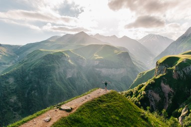 Vier Jahreszeiten von Georgien