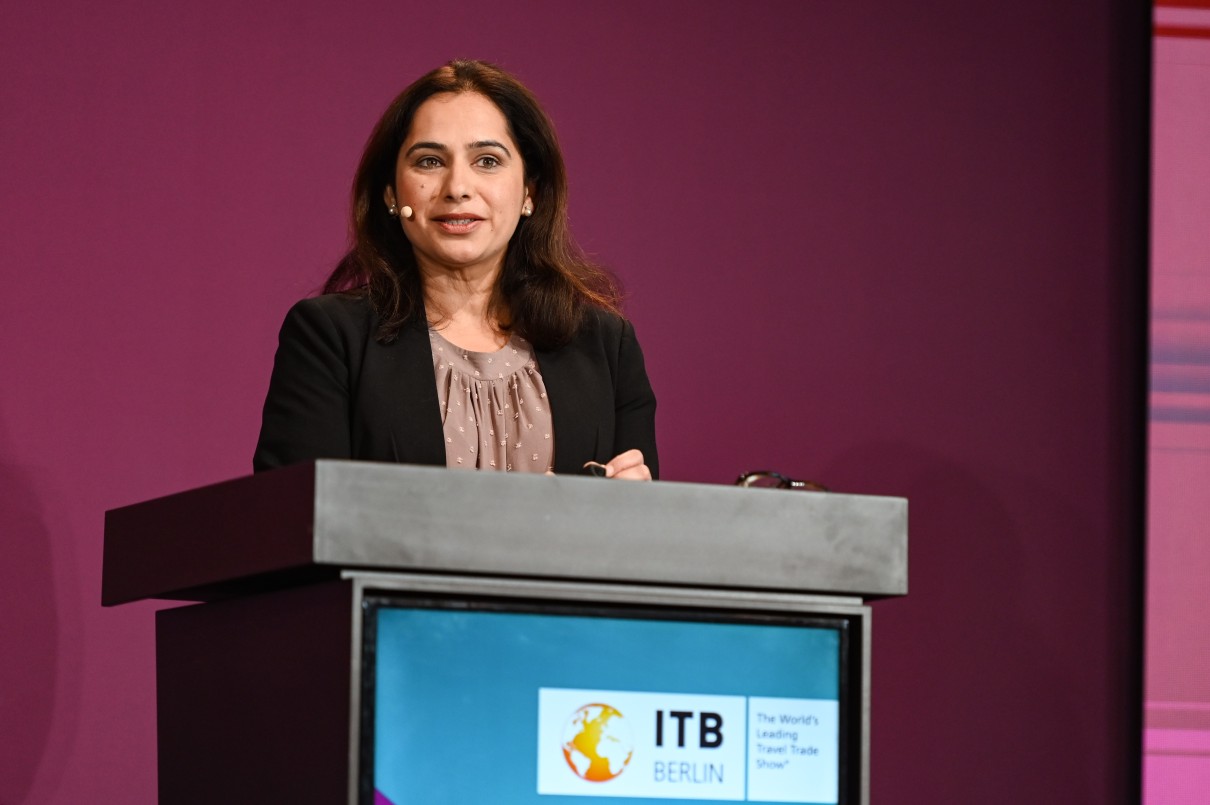Ms Charuta Fadnis,Senior Vice President Research of Phocuswright at Press Conference ITB Berlin 2023