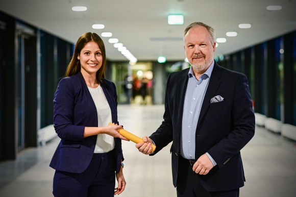 Deborah Rothe, Exhibition Director ITB Berlin, David Ruetz, Senior Vice President, Messe Berlin